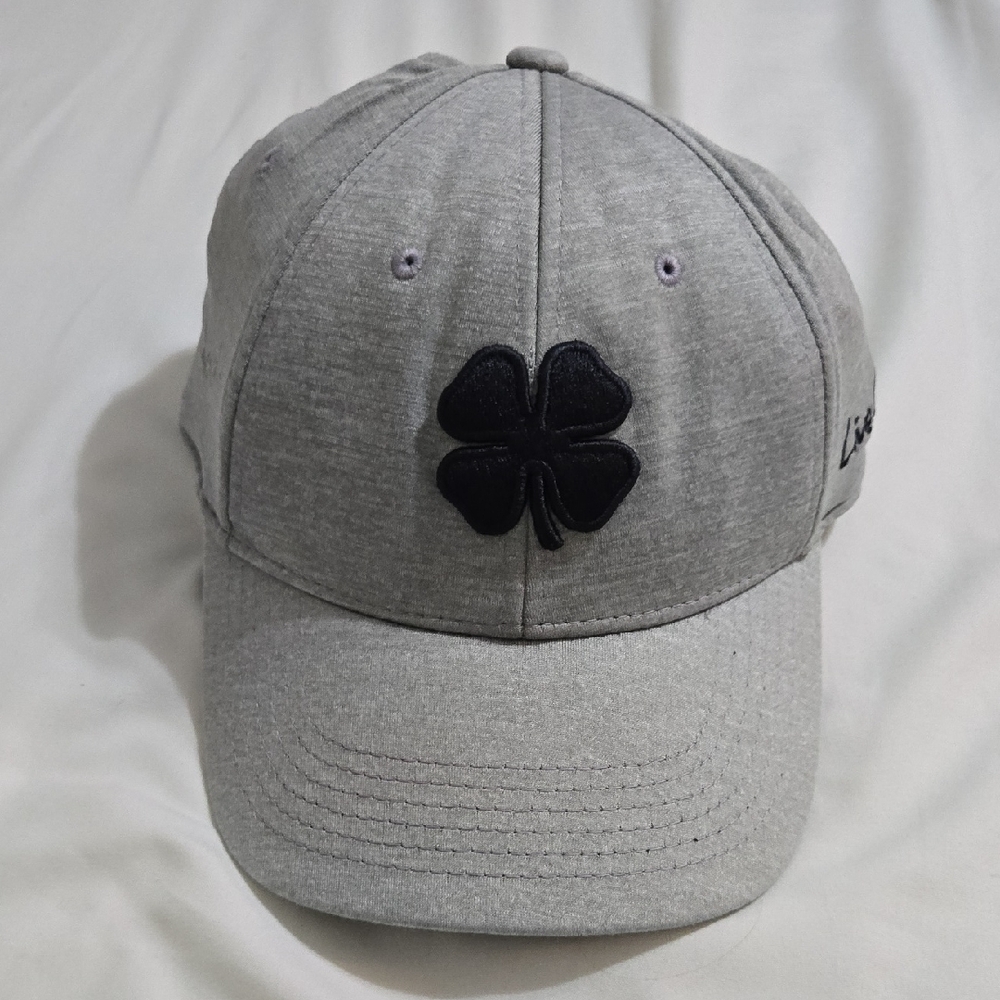 Gray Black Clover Men's Hat